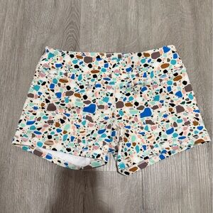 Born Primitive Multicolor Terrazzo Pattern Booty Shorts